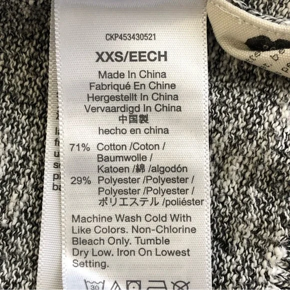 MADEWELL Women’s Heathered Grey Cardigan Knit Sweater Sz XXS - Picture 13 of 13